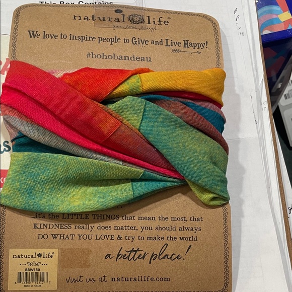 NATURAL LIFE Rainbow Ombré Boho Bandeau Full Size- Out of Stock on NL website - Picture 10 of 10